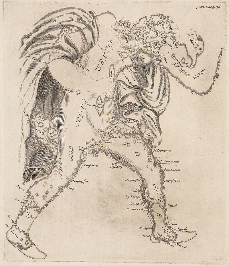 Illustration for article titled 21 Bizarre Maps That Depict Nations As Animals, People, and Monsters
